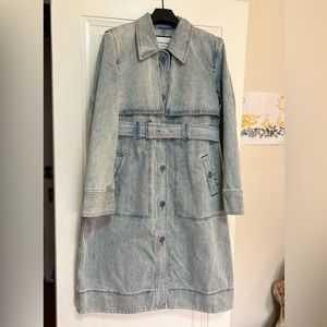 COACH Denim Trench Coat